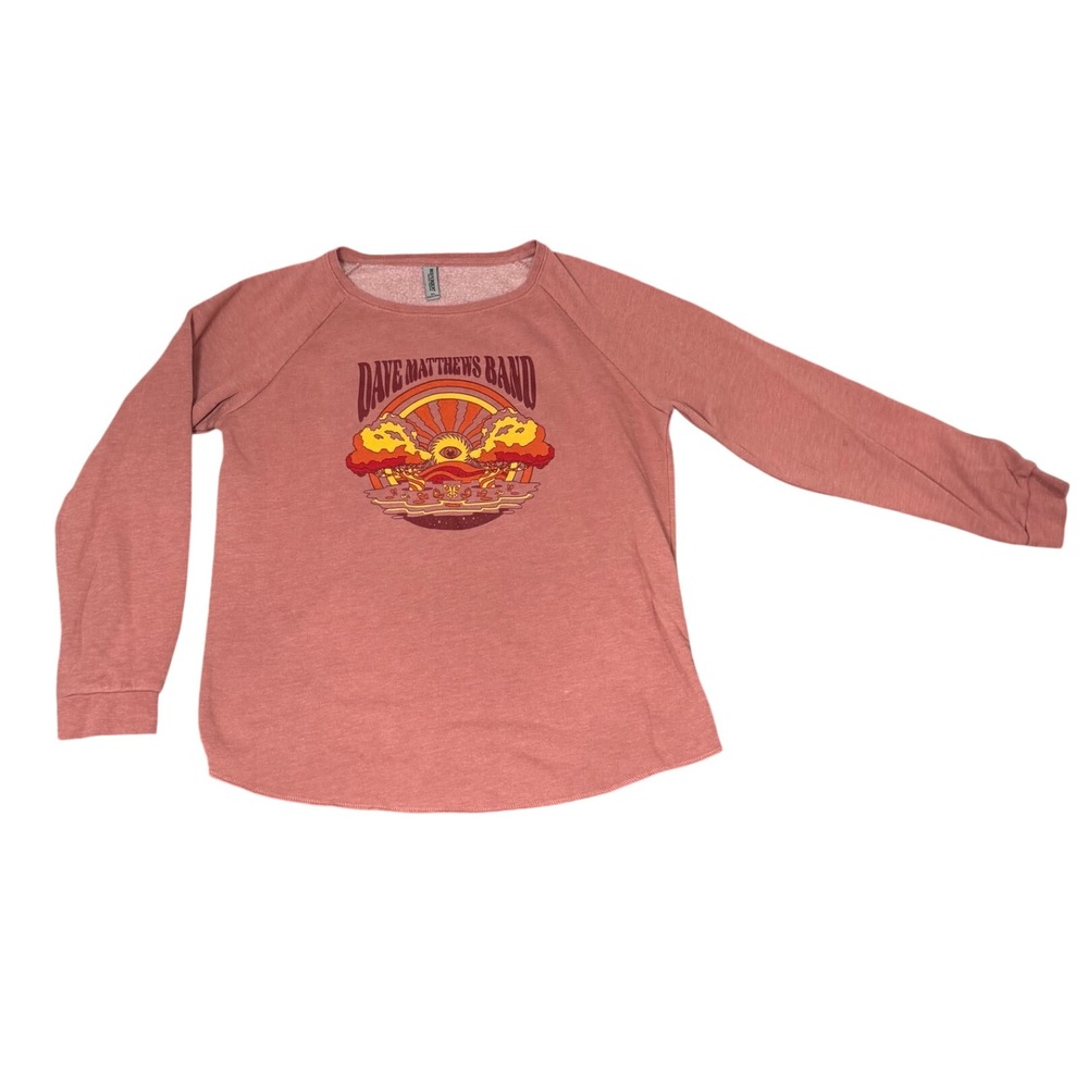 Independent Trading Co Dave Matthews Band Graphic Sweatshirt XL Heather Coral